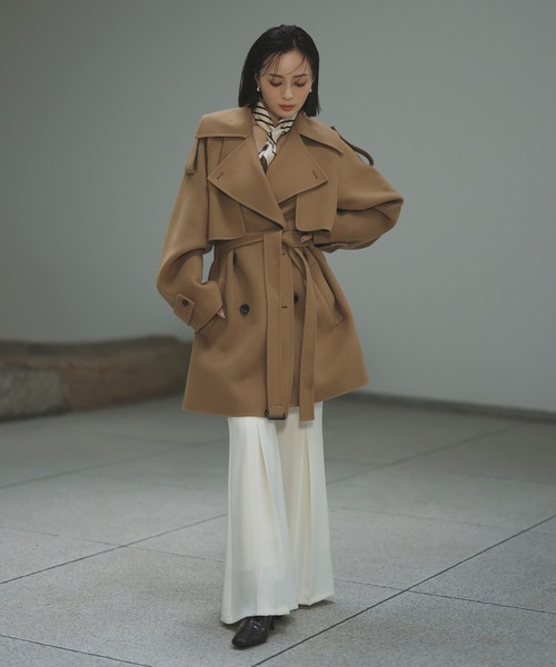 リバーミドルトレンチコート（トレンチコート）｜anuans（アニュアンス