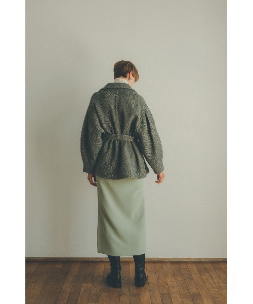 CLANE（クラネ）の「MIX LOOP TWEED BOX COAT（テーラードジャケット
