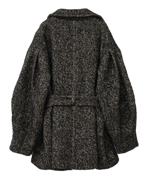CLANE（クラネ）の「MIX LOOP TWEED BOX COAT（テーラードジャケット
