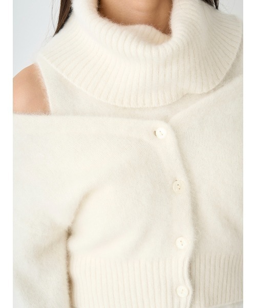 SNIDEL（スナイデル）の「フォックスアルパカショートカーディガン