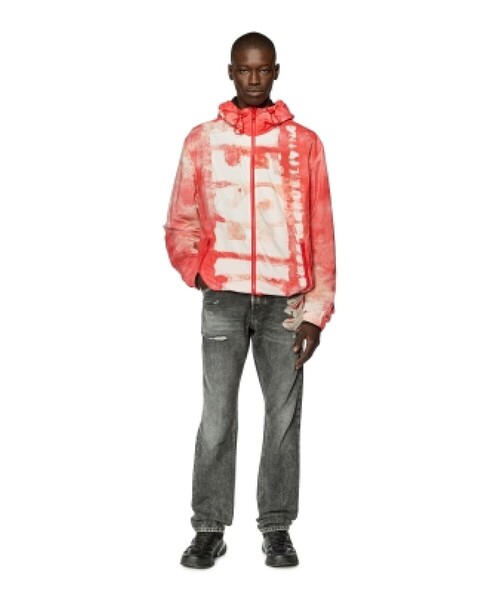 セール】メンズ ジップアップジャケット J-WARRETT-LOGO-LOGO