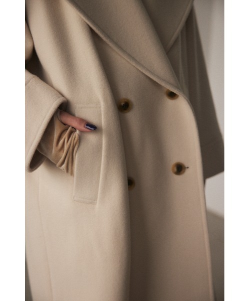 BLACK BY MOUSSY（ブラックバイマウジー）の「big collar coat（ビック