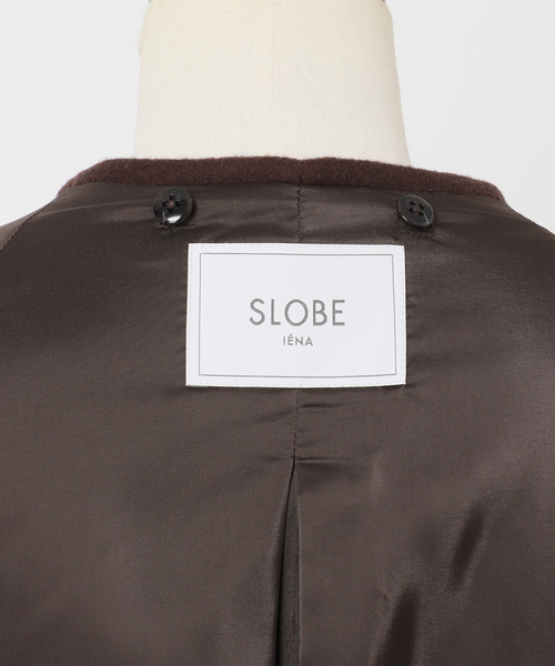 セール】《ストール付き》SUPER140 ダブルフェイスノーカラーコート