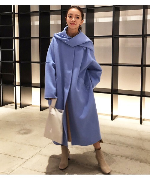 LE CIEL BLEU（ルシェルブルー）の「Double Faced Cape COAT（その他