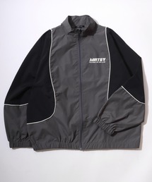 FCRBBristolナイロンジャケット黒/グレー メンズのナイロンジャケット