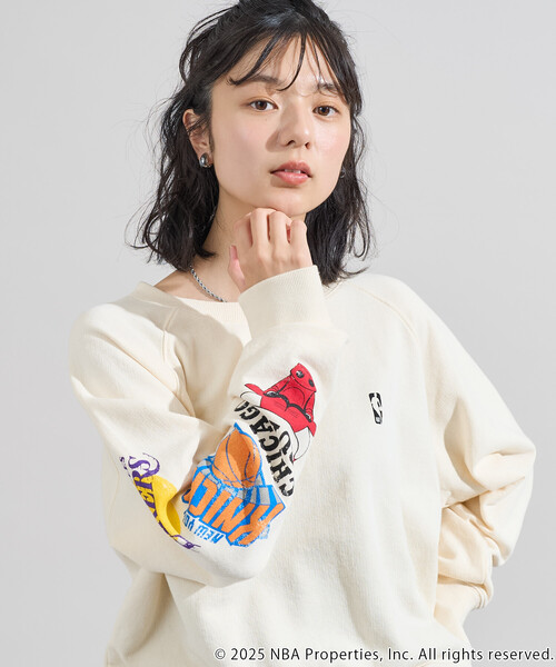 セール】NBA袖ロゴスウェット（スウェット）｜FREAK'S STORE