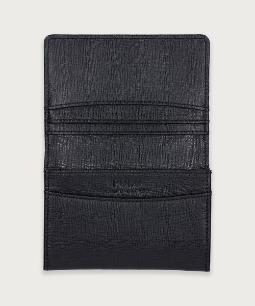 エンボスレザー カードケース（名刺入れ）｜POLO RALPH LAUREN（ポロ