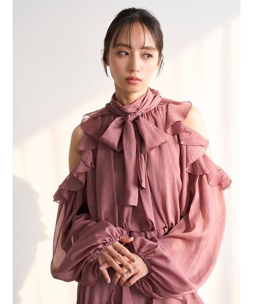 セール】シフォンボリュームブラウス（シャツ/ブラウス）｜SNIDEL