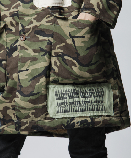 And A（アンドエー）の「パッチグラフモッズコート（And A × DO-LE