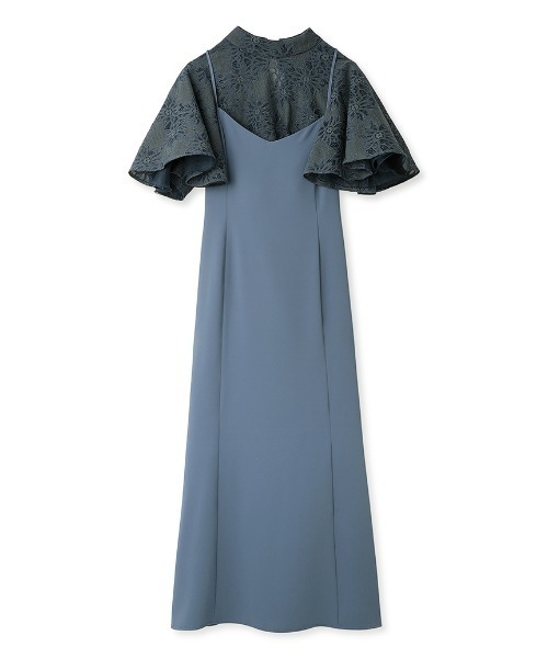 FRAY I.D（フレイアイディー）の「レースBL付キャミソールドレス