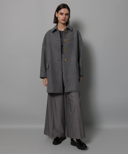 CADUNE（カデュネ）の「ステンカラーメルトンコート（ダウンジャケット