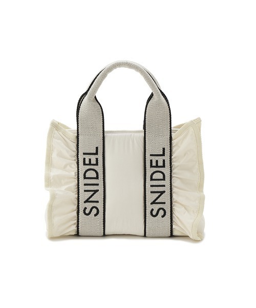 SNIDEL（スナイデル）の「フラッフィーフリルロゴバッグ（ショルダー