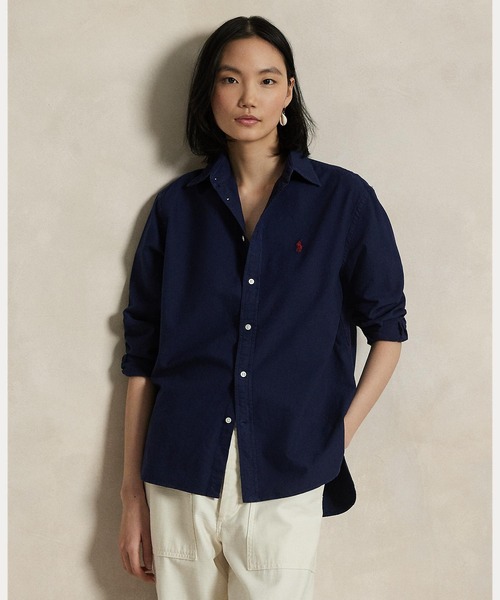 オーバーサイズ フィット コットン オックスフォード シャツ（シャツ