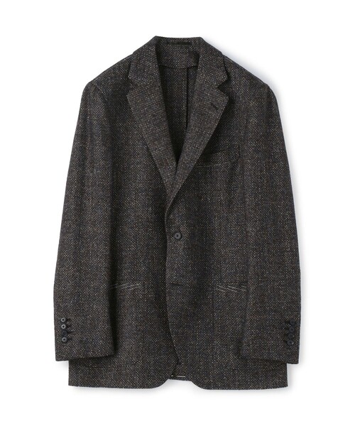 セール】ベビーアルパカウール 2Bシングルテーラードジャケット FERLA