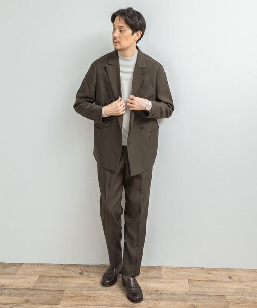 セール】LIFE STYLE TAILOR ウールライクツイルコンフォータブル W