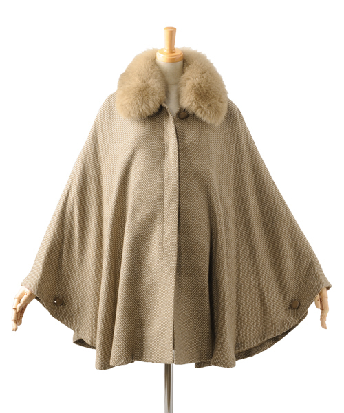 カシミヤ100%ケープ（ポンチョ）｜sankyo shokai（サンキョウ