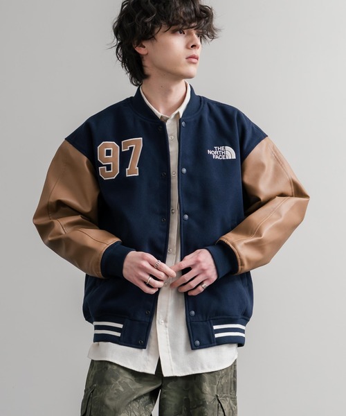 日本未展開モデル WHITE LABEL THE NORTH FACE VARSITY HEAT JACKET