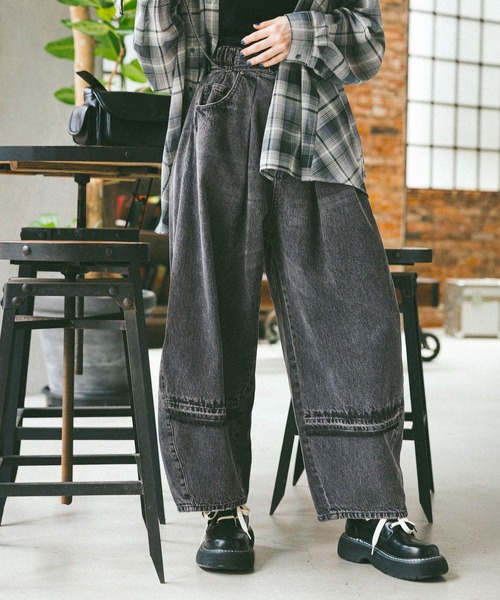 niko and（ニコアンド）の「【NKJ 2025AW】REMAKE BARREL DENIM