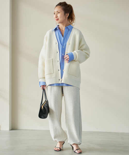 セール】《追加》ブークレダブルフェイスカーディガン（カーディガン