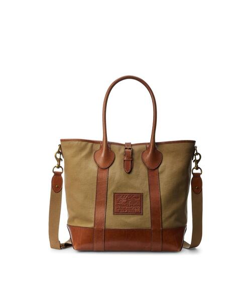 ヘリテージ レザートリム キャンバス トート（トートバッグ）｜POLO