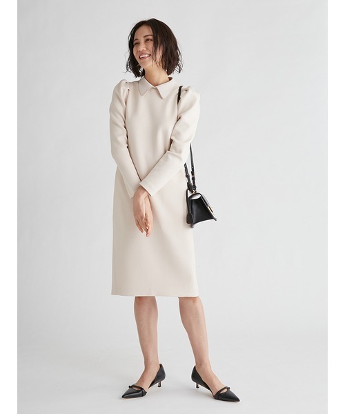 CELFORD（セルフォード）の「襟付きコクーンポンチワンピ（ワンピース