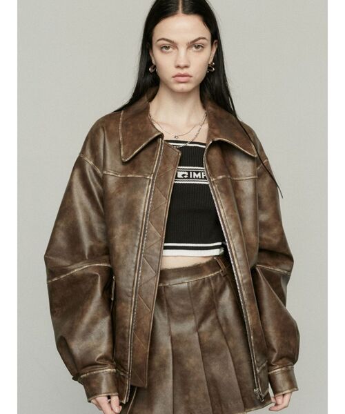 EMODA（エモダ）の「ヴィンテージライクオーバーブルゾン（ブルゾン