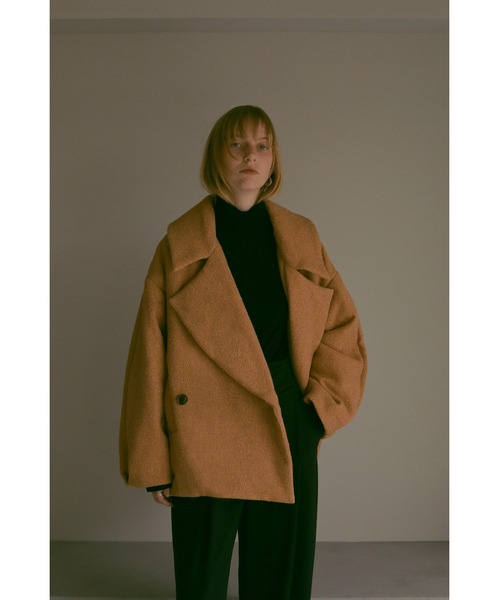 セール】COCOON LINE SHORT COAT（その他アウター）｜MANOF（マノフ