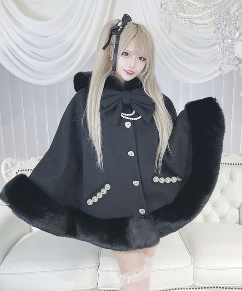 MA*RS（アメーバーマーズ）の「リボン付きボリュームファーフード