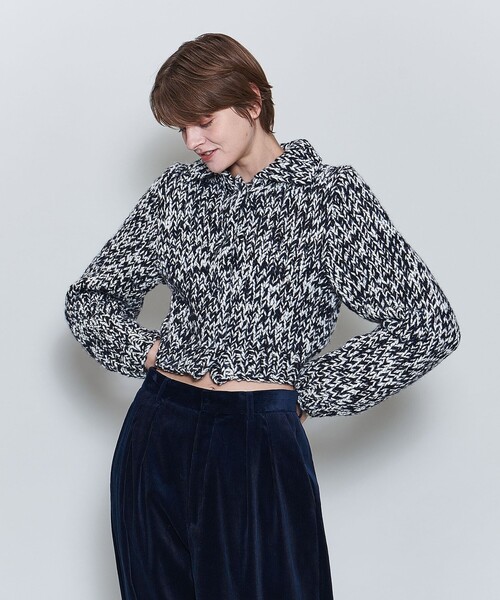 6（ロク）の「＜6(ROKU)＞ウール ローゲージ カーディガン