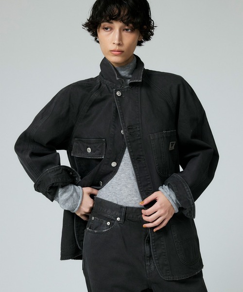 ATELLIER WELLS BY JOHNBULL】カツラギオーバーダイカバーオール