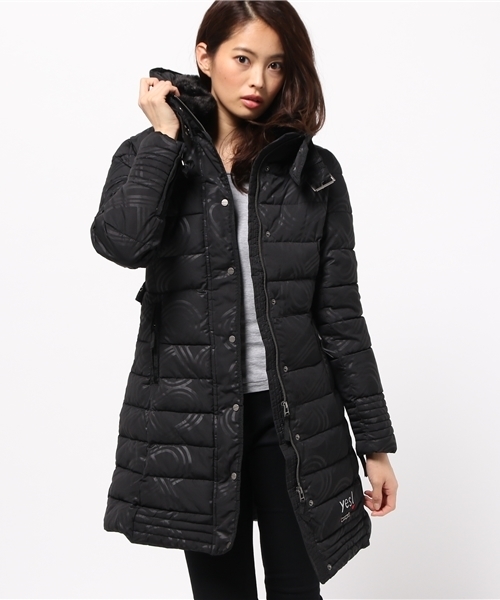 セール】[Desigual/デシグアル]ベルト付ダウンコート（ダウン