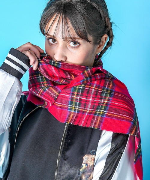 an meets zakka バリエーションファー混マフラー（マフラー）｜an