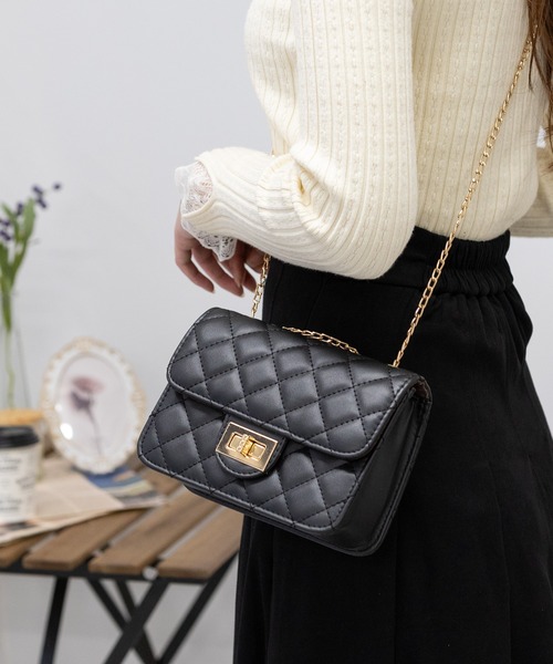 セール】キルティングチェーンショルダーBAG（ショルダーバッグ