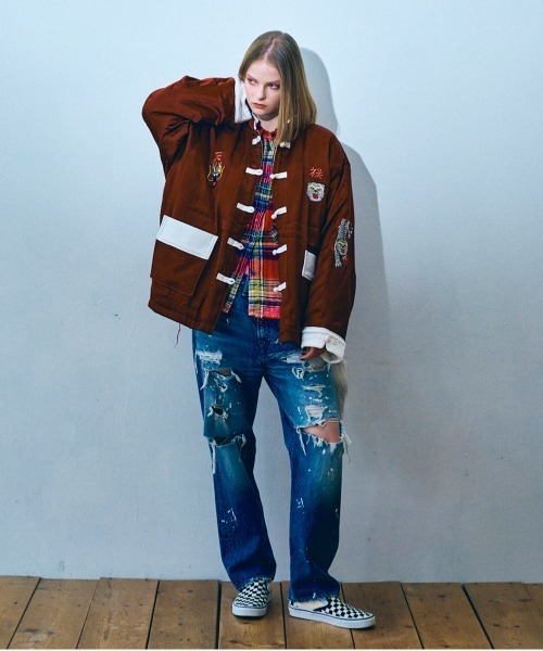 RNA（アールエヌエー）の「J2121 チャイナスカジャン（ブルゾン）」 - WEAR