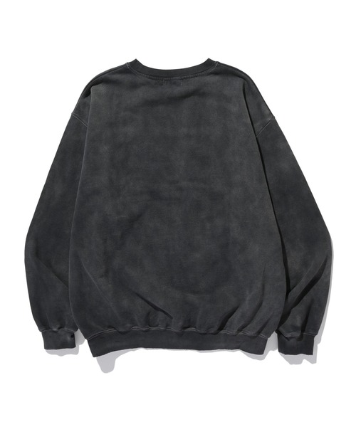 EMBROIDERED BLEACHED CREWNECK SWEATSHIRT（スウェット）｜XLARGE