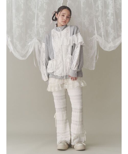 merry jenny（メリージェニー）の「sheer lacy frill apron（スカート