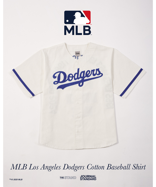 セール】MLB DODGERS COTTON BASEBALL S/S（シャツ/ブラウス）｜MLB
