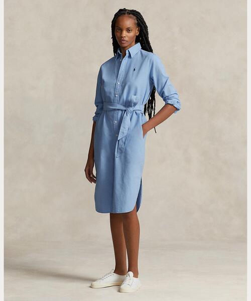 大きなサイズ✨ポロラルフローレン ベルデットコットンワンピース