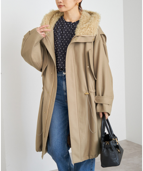 IENA（イエナ）の「ウーステッドフランネルモッズコート（モッズコート