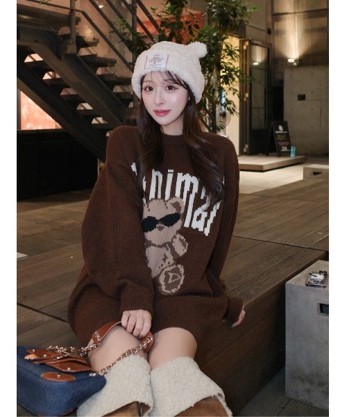 Danimalベアニットプルオーバー（ニット/セーター）｜Darich