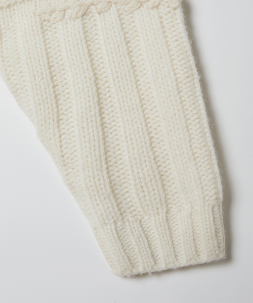 leinwande（ラインヴァンド）の「Intarsia Cable Cardigan