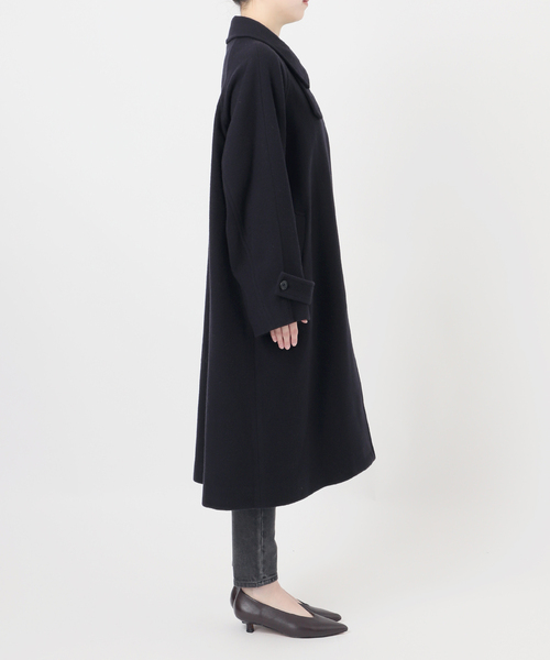 セール】尾州ウールスーパー100ステンカラーコート（ステンカラー