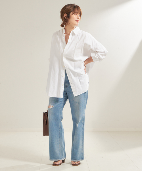 セール】《追加》Oxford Long シャツ（シャツ/ブラウス）｜Plage