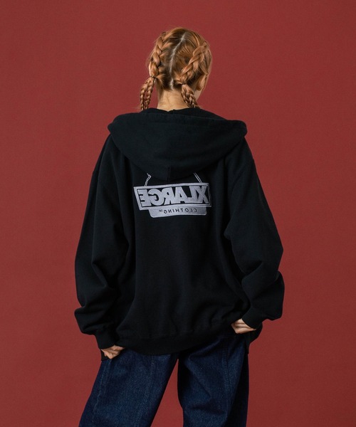 BACKSIDE OG ZIP UP HOODED SWEATSHIRT（パーカー）｜XLARGE