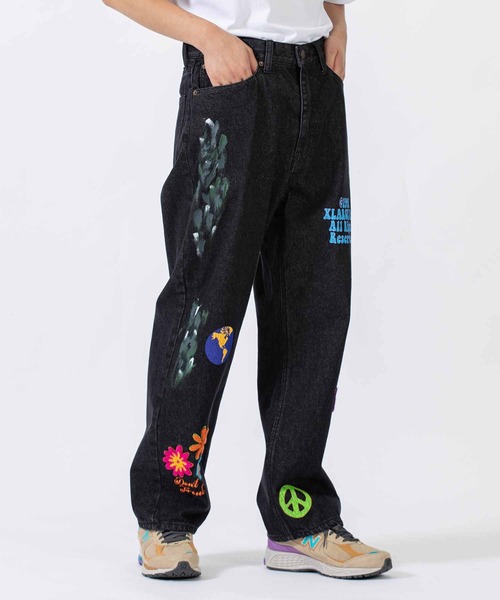 XLARGE（エクストララージ）の「FLOWER DENIM PANTS（デニムパンツ