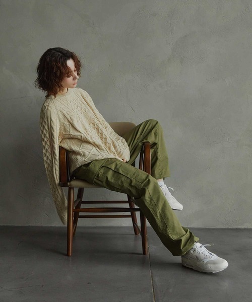 NIKE（ナイキ）の「NIKE CABLE KNIT SWEATER / ナイキ ケーブル ニット