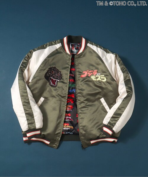 ゴア GOA エンブロイダリーリバーシブルスカジャン オーバーサイズ XL