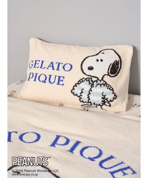 セール】【PEANUTS】オリジナルアート ジャガードピローケース（寝具
