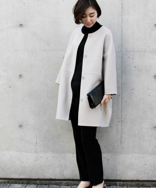 Deuxieme Classe（ドゥーズィエムクラス）の「リバーノーカラーコート