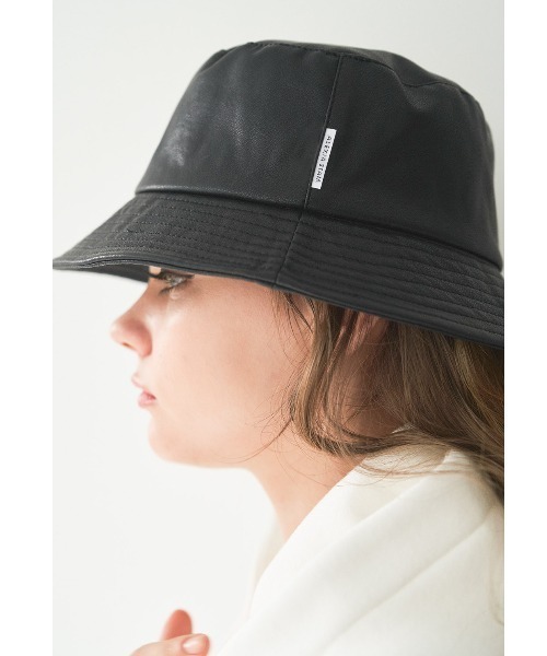 ALEXIA STAM（アリシアスタン）の「フェイクレザーバケットハット